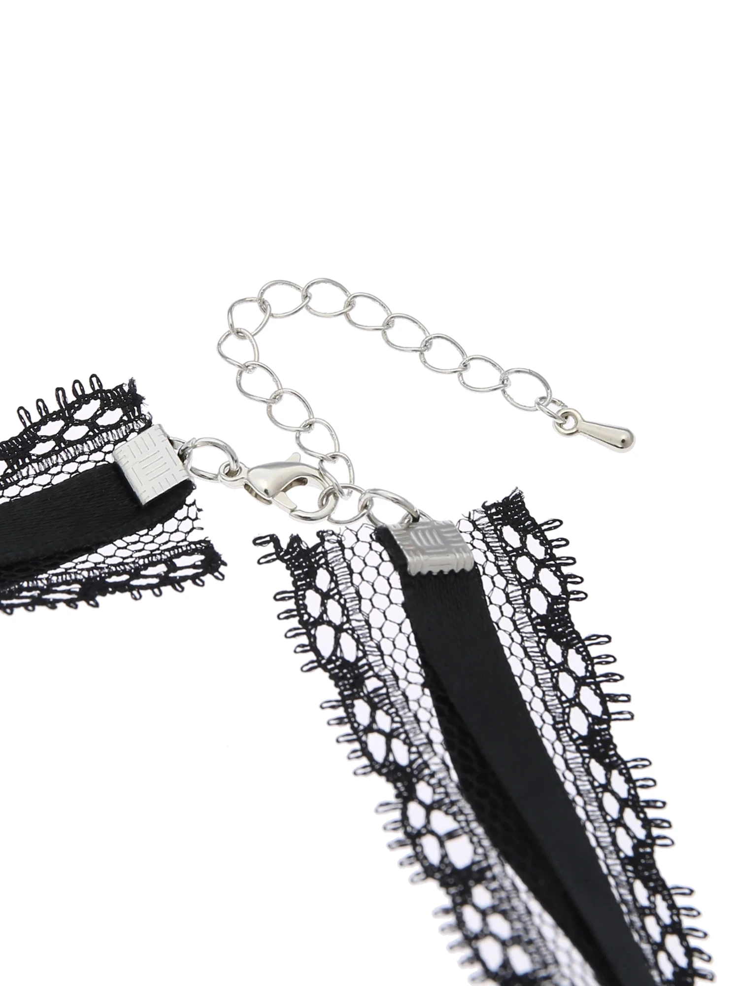 レースチェーンクロスチョーカー（アクセサリー｜黒）｜【公式