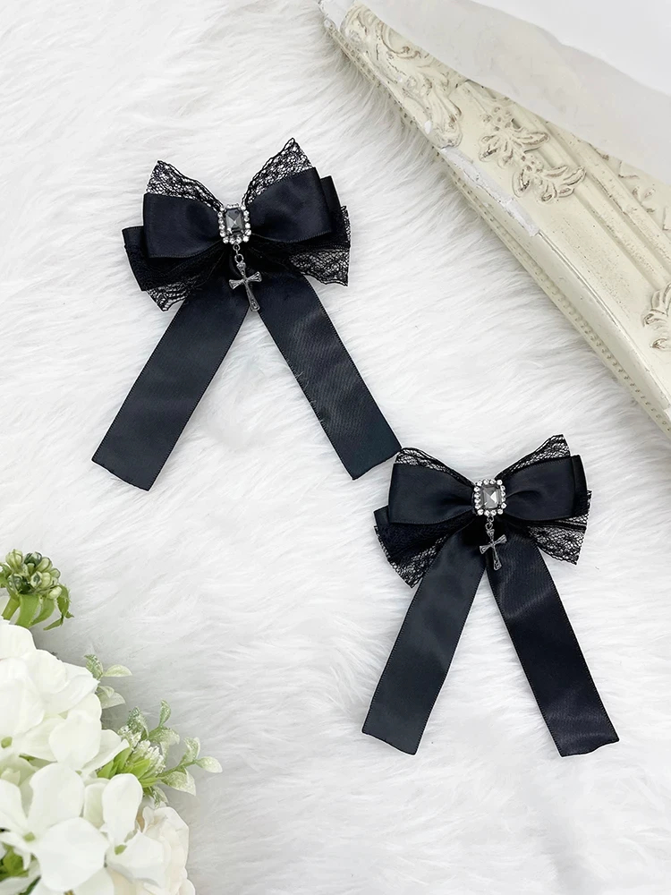 ビジュークロスツインテールクリップ（アクセサリー｜黒）｜【公式