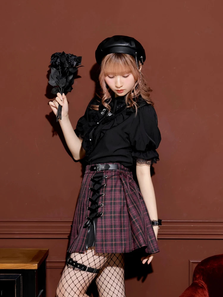 ハートレースガーターリング（アクセサリー｜黒・白）｜【公式