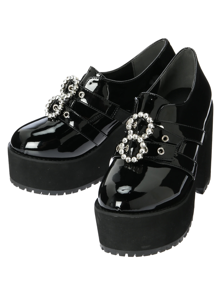 NOEMIE(ノエミー) |厚底Wリングマニッシュシューズ