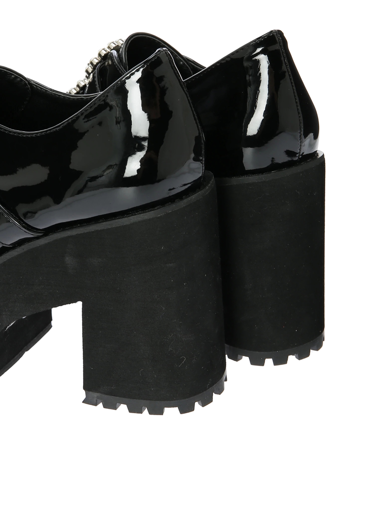 厚底Wリングマニッシュシューズ（マニッシュシューズ｜黒）｜【公式