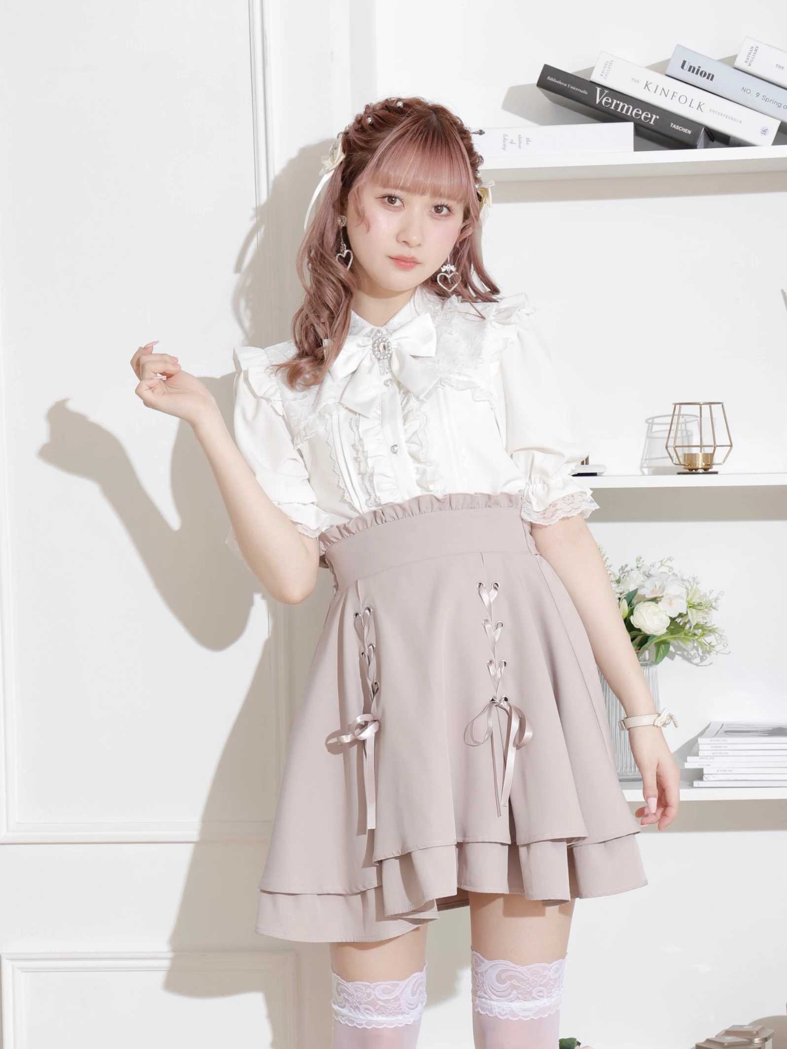 バブルス☆チェック☆ラップスカートS☆ロジータ☆量産型 - ロングスカート