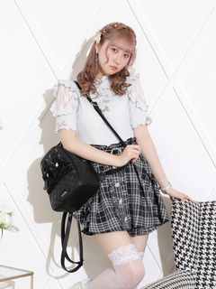NOEMIE(ノエミー) |レースアップキルティングリュック