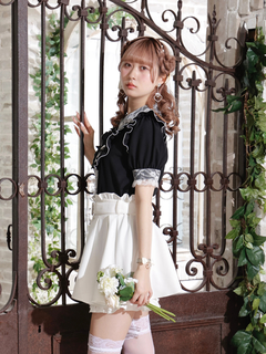 NOEMIE(ノエミー) |サッシュベルト付きフリルスカパン