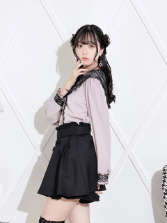 NOEMIE(ノエミー) |サッシュベルト付きフリルスカパン