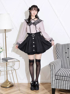 NOEMIE(ノエミー) |サッシュベルト付きフリルスカパン