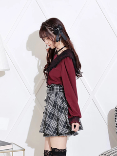 NOEMIE(ノエミー) |サッシュベルト付きフリルスカパン