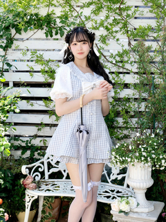 NOEMIE(ノエミー) |スカラップ二段折りたたみ日傘