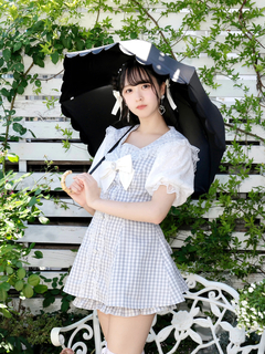 NOEMIE(ノエミー) |スカラップ二段折りたたみ日傘