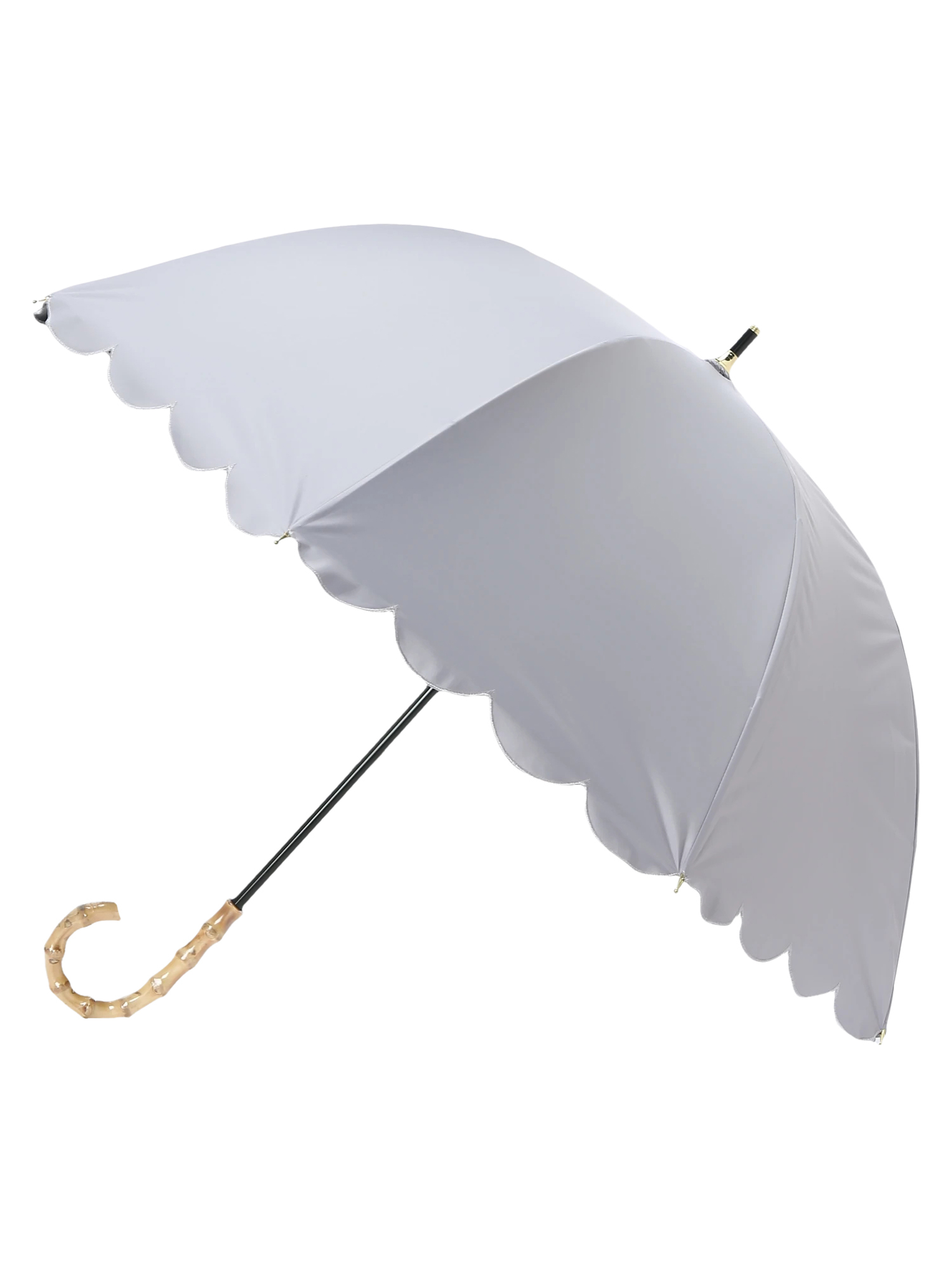 スカラップ長日傘（グッズ｜オフホワイト・黒・紫）｜【公式】かわいい