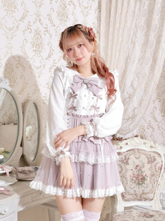 NOEMIE(ノエミー) |バックリボンパールチュールティアードスカパン