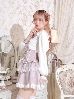 NOEMIE(ノエミー) |バックリボンパールチュールティアードスカパン