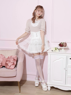 NOEMIE(ノエミー) |バックリボンパールチュールティアードスカパン