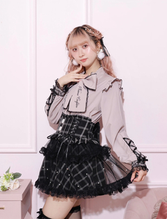 NOEMIE(ノエミー) |バックリボンパールチュールティアードスカパン