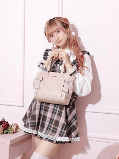 NOEMIE(ノエミー) |お嬢さんビジューレースアップ2WAYバッグ
