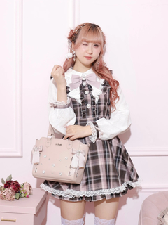 NOEMIE(ノエミー) |お嬢さんビジューレースアップ2WAYバッグ