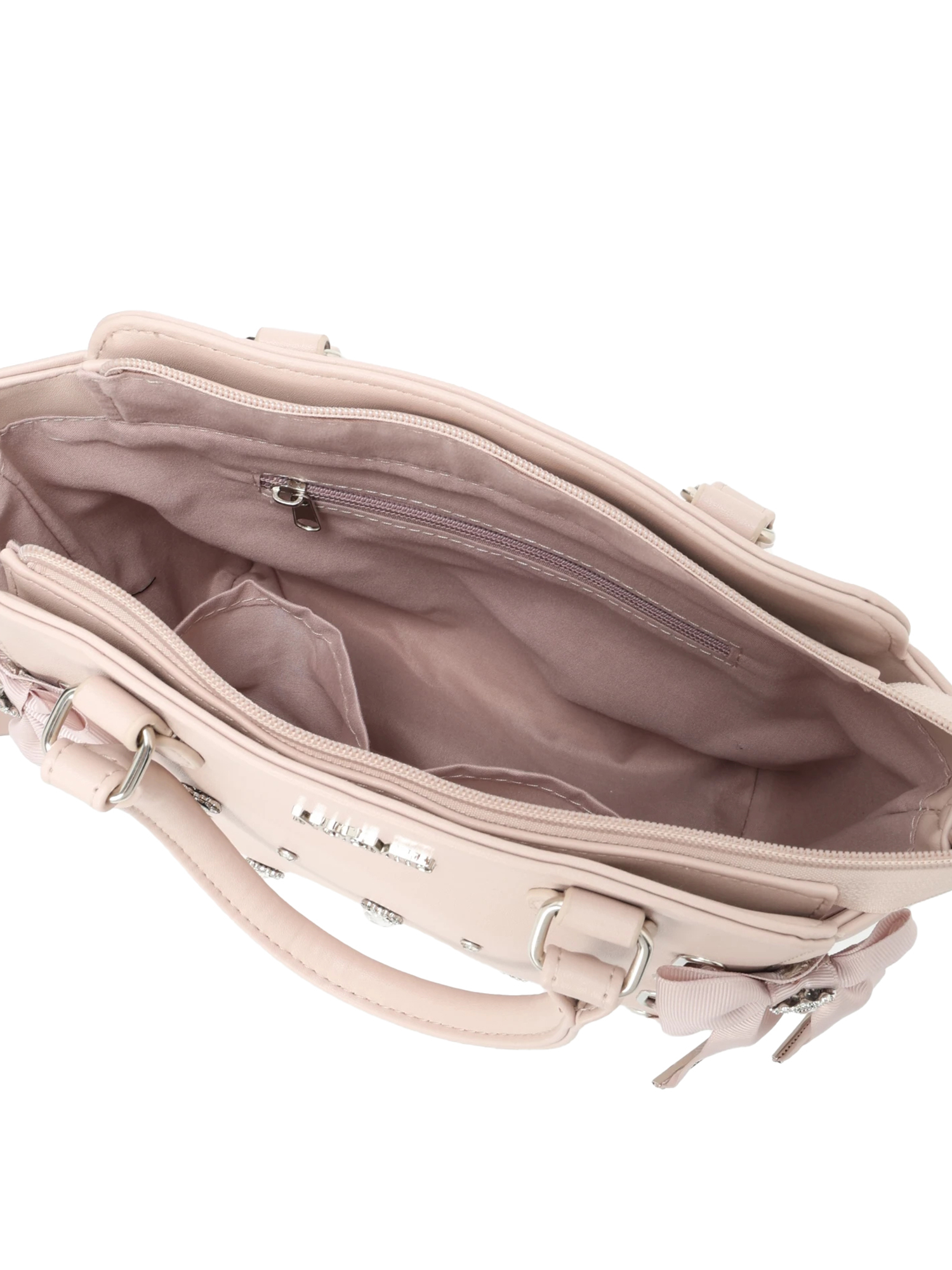 お嬢さんビジューレースアップ2WAYバッグ（ショルダーバッグ