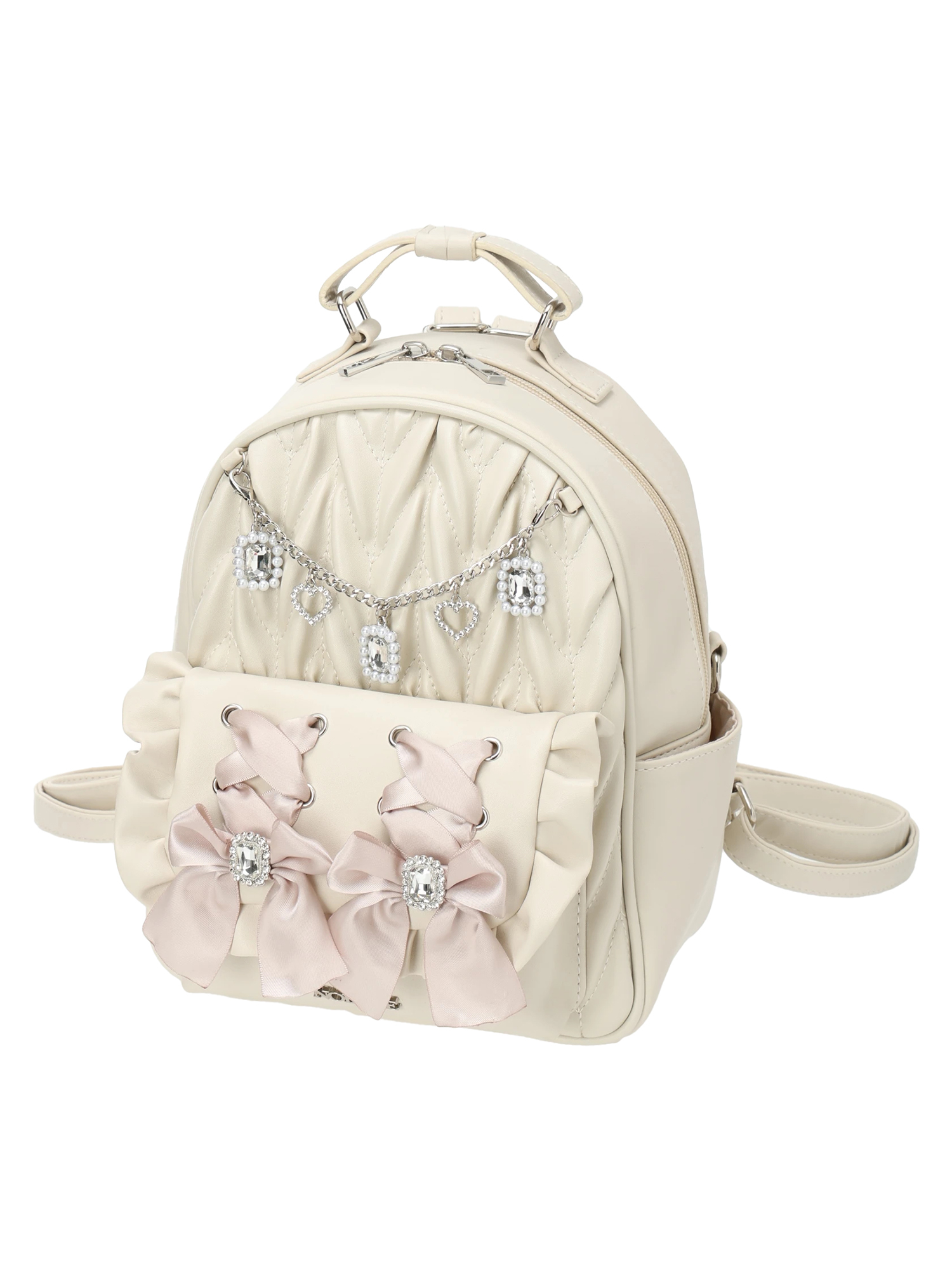 美品 限定 非売品 ブラック キルティングリュック 02_PD6.jpg