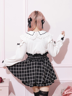 NOEMIE(ノエミー) |お嬢さんリボンパールフリルヨークカットソー