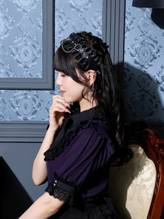 NOEMIE(ノエミー) |フリルスタッズチェーンカチューシャ