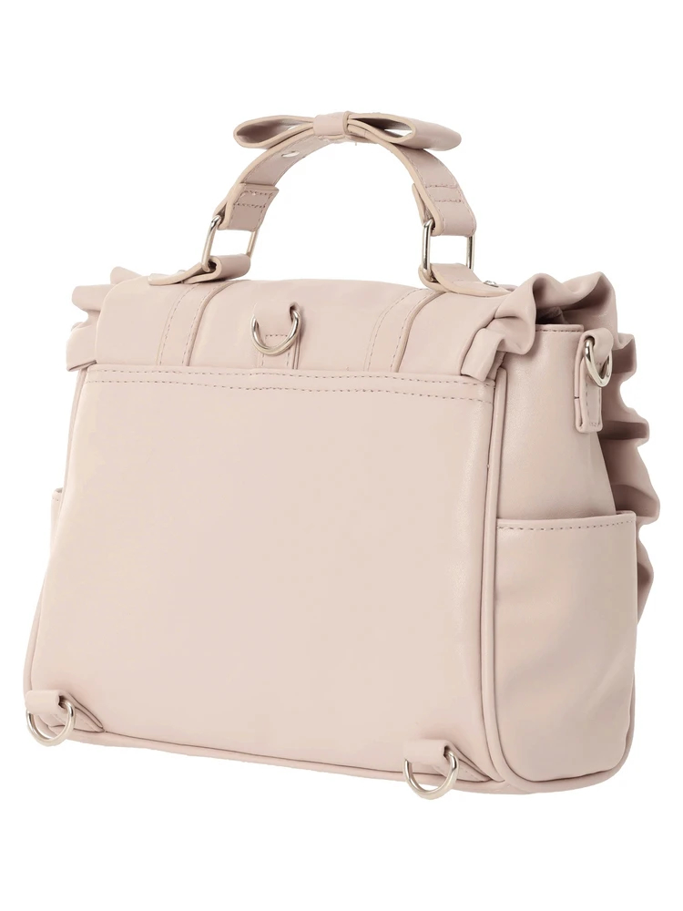 リ*ナ様 新品❣️ミンクリボンバック❣️優しいベージュ❣️ ビッグリボンリュック/MAJESTIC LEGON(マジェスティックレゴン