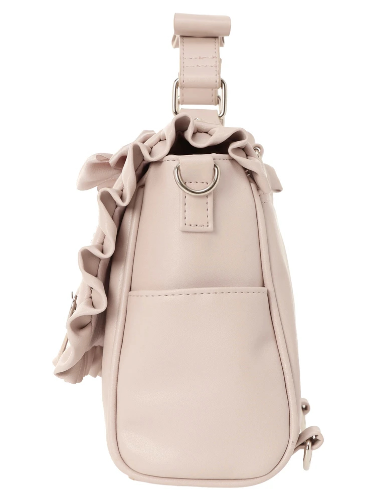 キラキラリボンチャーム3WAYリュック（リュック｜アイボリー・ピンク