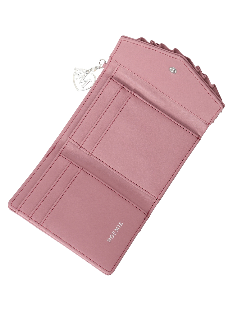 ビジューリボンモノグラムウォレット（その他グッズ｜ペールピンク