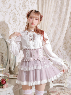 NOEMIE(ノエミー) |キラキラリボンチョーカーネックブラウス