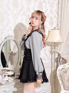 NOEMIE(ノエミー) |キラキラリボンチョーカーネックブラウス