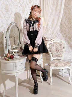 NOEMIE(ノエミー) |キラキラリボンチョーカーネックブラウス