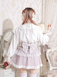 NOEMIE(ノエミー) |キラキラリボンチョーカーネックブラウス