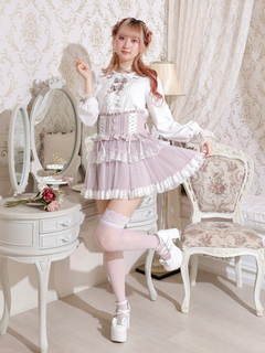 NOEMIE(ノエミー) |キラキラリボンチョーカーネックブラウス