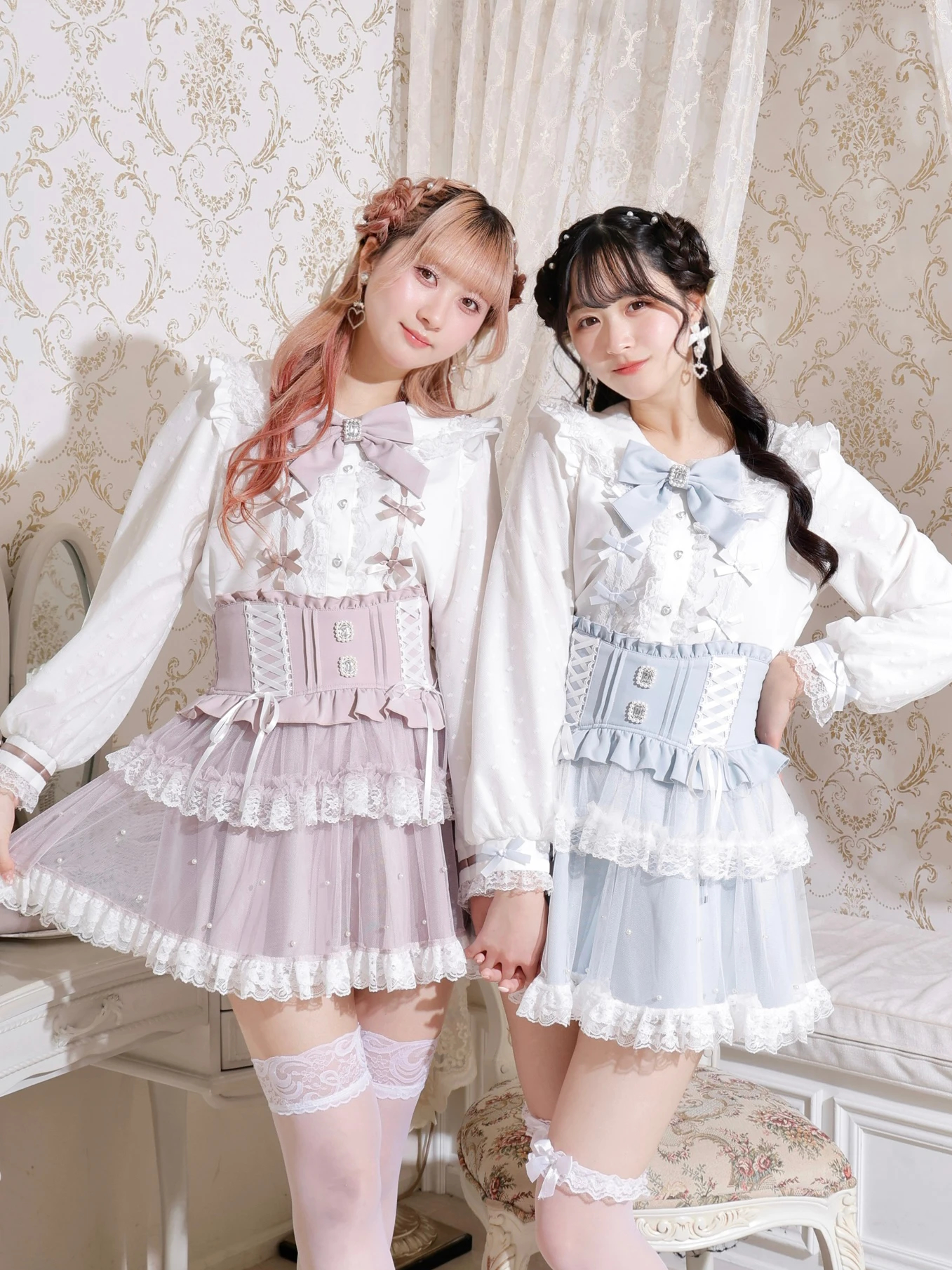 メニーリボンハートチュールブラウス（シャツ・ブラウス