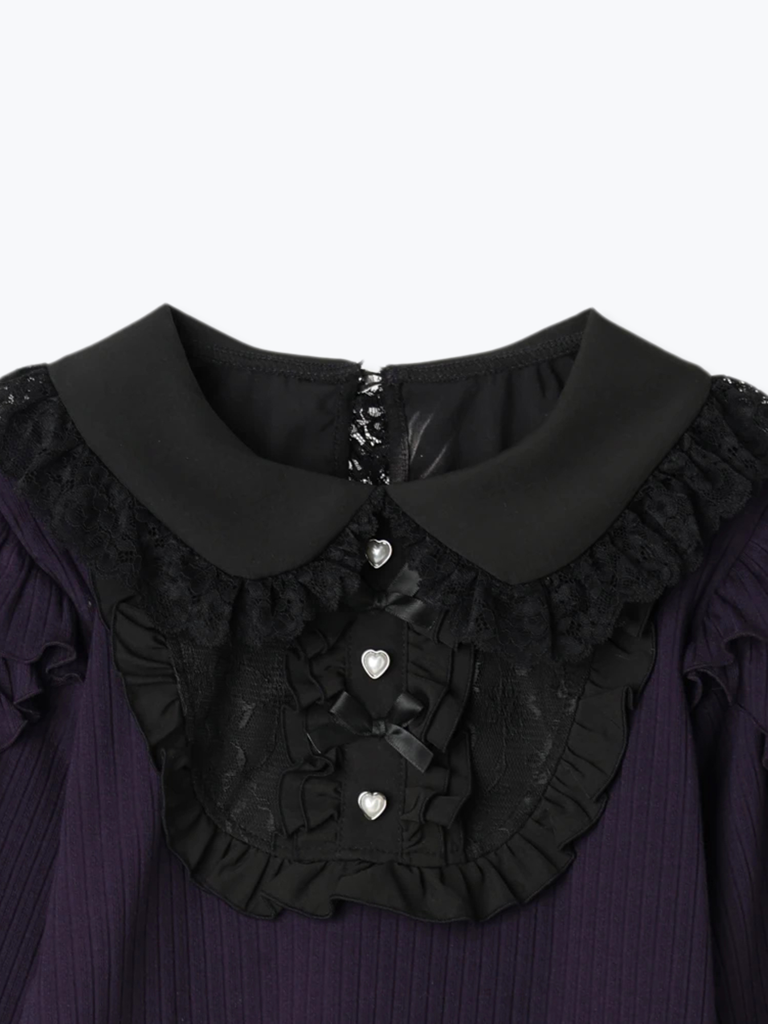 NOEMIE バックスピンドルゴシックカットソー 長袖 トップス 黒 地雷 量産 NOEMIE｜バックスピンドルゴシックカットソー | Rakuten Fashion