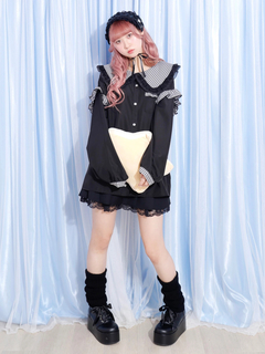NOEMIE(ノエミー) |お星さまギンガムチュニックブラウス