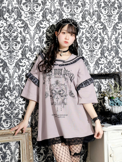 NOEMIE(ノエミー) |バックスピンドルセーラー裏毛チュニック