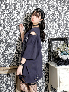 NOEMIE(ノエミー) |チェーンダメージユニセックスTシャツ