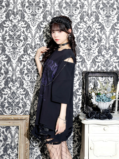 NOEMIE(ノエミー) |チェーンダメージユニセックスTシャツ