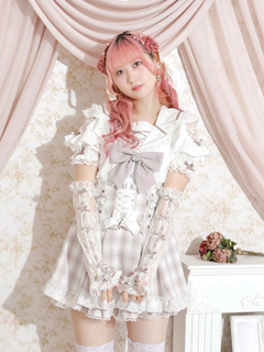 NOEMIE(ノエミー) |メニーリボンビジューレースアームカバー
