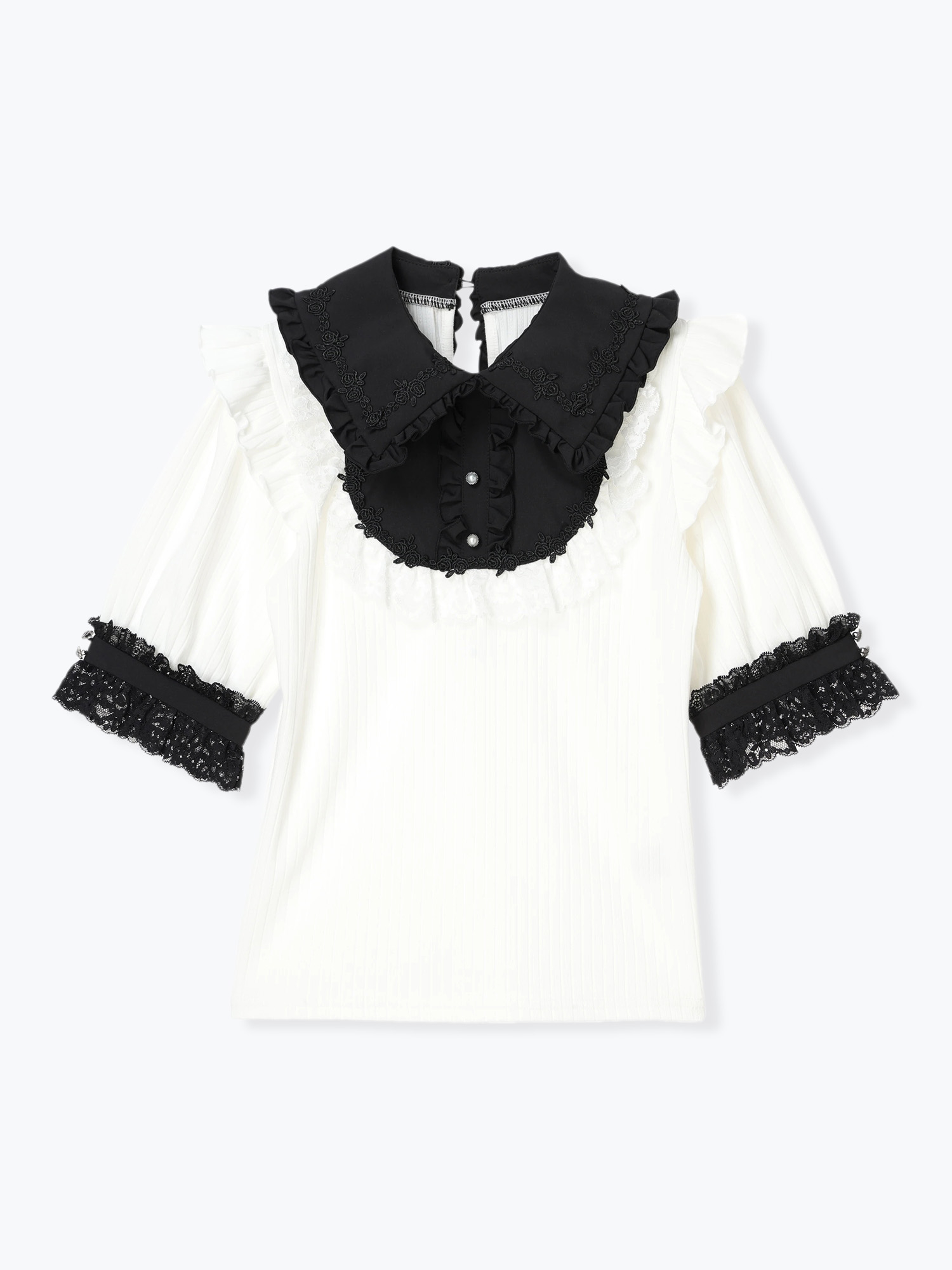 ローズレースヨークゴシックカットソー（カットソー・Tシャツ
