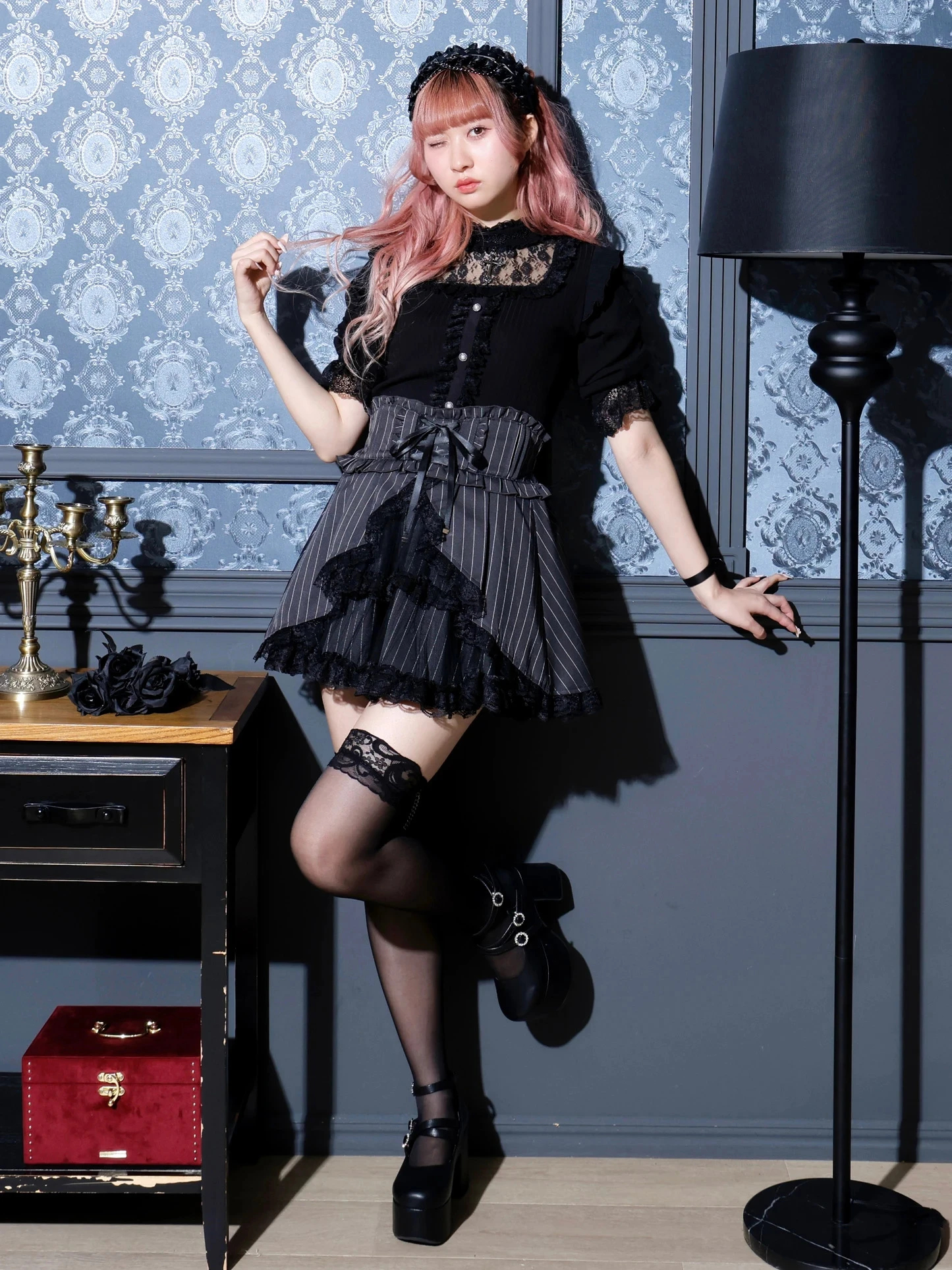 クロスチャームゴシックカットソー クロスチャームゴシックカットソー（カットソー・Tシャツ｜オフ