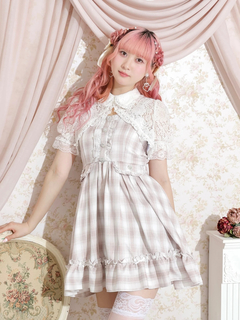 NOEMIE(ノエミー) |お嬢さんレースクロップドブラウス付きワンピース
