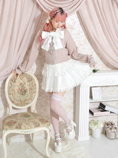 NOEMIE(ノエミー) |メニーリボンキラキラケーブルカーディガン