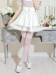 NOEMIE(ノエミー) |バックリボンジャガードフレアスカパン