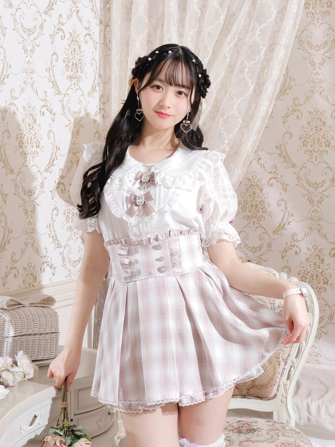 プリンセスシアーチェックブラウス プリンセスシアーチェックブラウス（シャツ・ブラウス