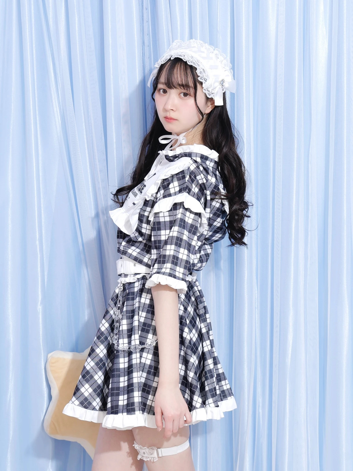 ハニーミュウ　フリルチェックパーカーワンピ HONEY MEW / ハニーミュウ on X: 