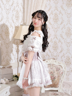 NOEMIE(ノエミー) |ハートチュールオープンショルダーブラウス