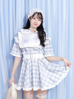 NOEMIE(ノエミー) |チェックフリルジャージスカパン