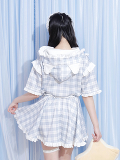 NOEMIE(ノエミー) |チェックフリルジャージスカパン
