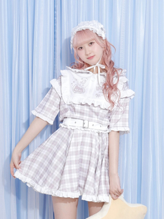 NOEMIE(ノエミー) |チェックフリルジャージスカパン